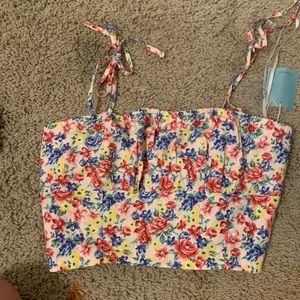 colorful crop top